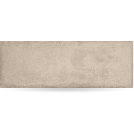 Cabecero tapizado en Tela Antimanchas Modelo Malaga. Cabezal para Cama de Matrimonio o Juvenil. Cabeceros de 50 de Altura. Beig 5, para Cama de 160. Medidas 170x50x5
