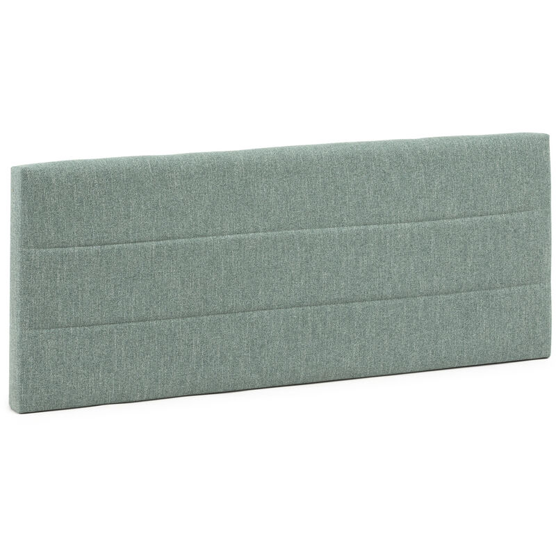 

Cabecero tapizado ATENAS 140x60 cm Color Verde. para Cama 135. Acolchado con Espuma. Bordado Horizontal. 8 cm de Grosor. Incluye herrajes para Colgar