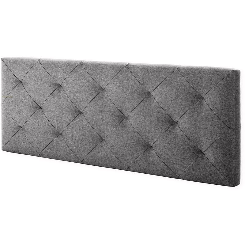 

Cabecero Tapizado ALAN 140x60. BRUNOs En Tela Gris. 8 Cm De Grosor