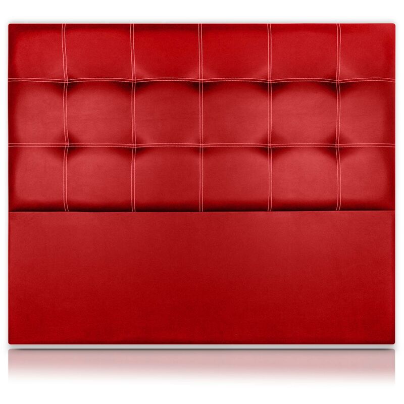 

Cabecero Tritón Tapizado en Polipiel Rojo de SonnoMattress 170X120x8cm