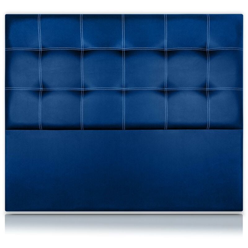 

Cabecero Tritón Tapizado en Polipiel Azul de SonnoMattress 130X120x8cm