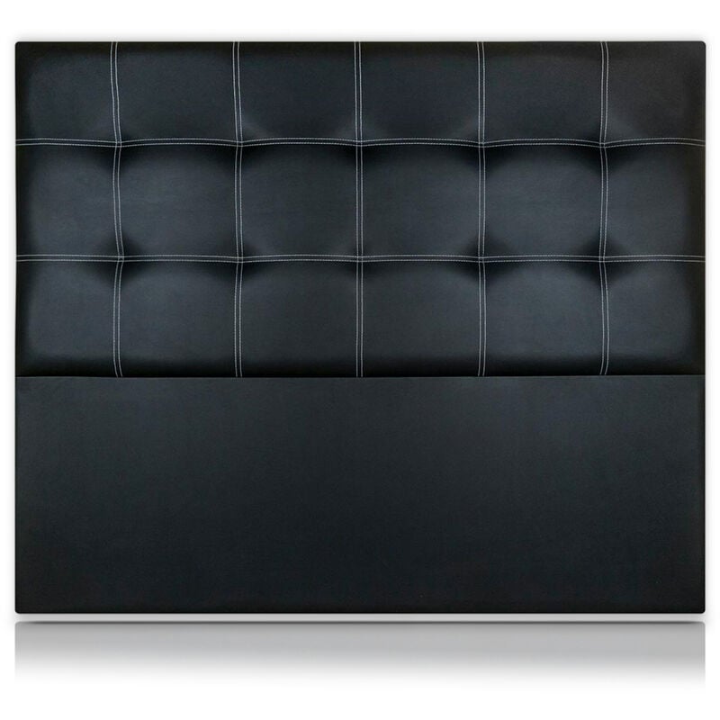 

Cabecero Tritón Tapizado en Polipiel Negro de SonnoMattress 170X120x8cm