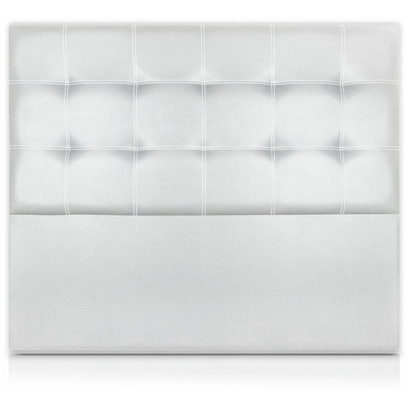 

Cabecero Tritón Tapizado en Polipiel Blanco de SonnoMattress 115X120x8cm