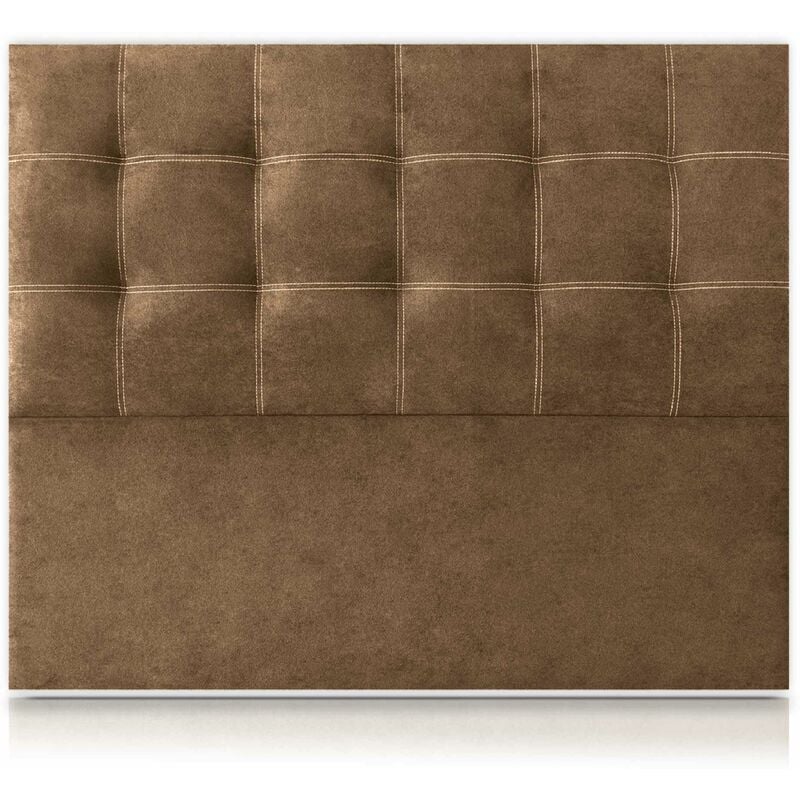 

Cabecero Tritón Tapizado Nido Antimanchas Choco de SonnoMattress 130X120x8cm