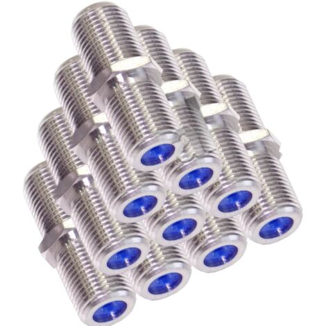Cabelcon 10 connettori F originali F-81-HQ-1 NiTin