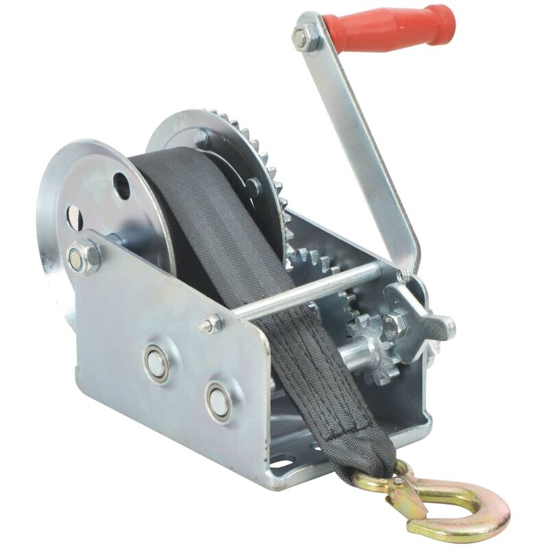 

Cabestrante manual con correa 1130 kg - Plateado