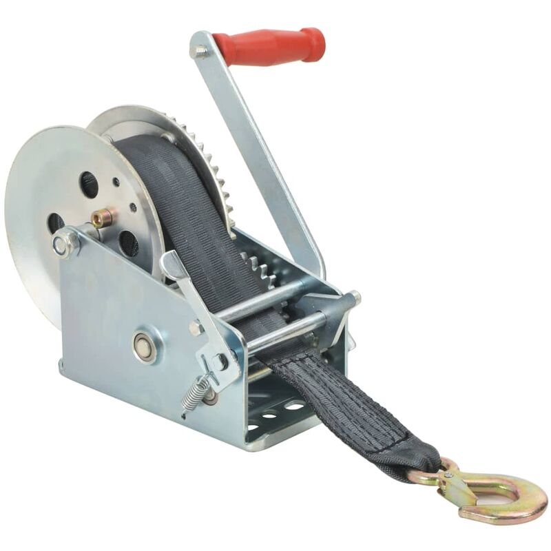 

Cabestrante manual con correa 1360 kg - Plateado