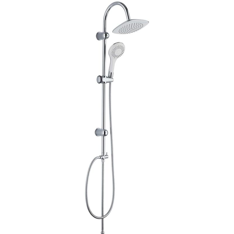 

Juego de ducha fija TENERIFFA blanco cromado - Blanco - Schütte