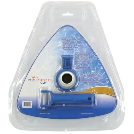 Cabeza de escoba para piscina triangular