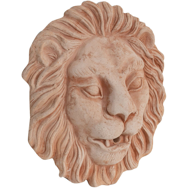 

Cabeza de león para fuente y bebedero en terracota 100% Made in Italy Hecho a mano