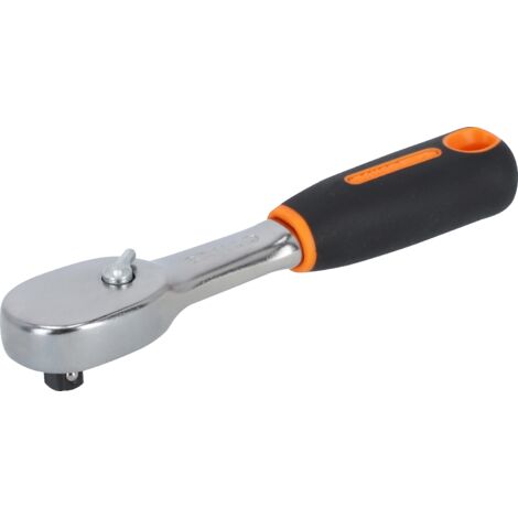cabeza de llave con trinquete reversible 1/4"130mm Bahco