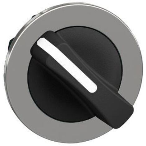 CABEZA SEL.FLUSH NEGRA 2 POS.FIJAS SCHNEIDER ELECTRIC ZB4FD2