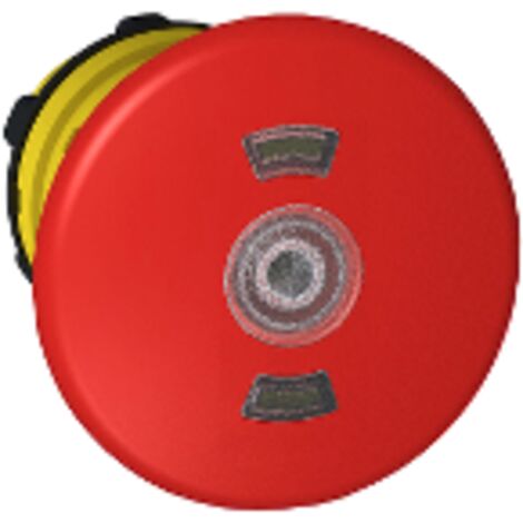 Cabeza seta 40mm SCHNEIDER EMERG. con protección contra fraudes y