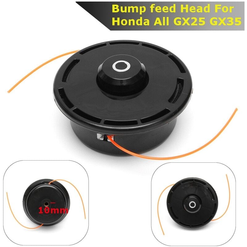 

Cabezal Bumpfeed para Honda All GX25 GX35 Cortador de eje recto Desbrozadora Desbrozadora Cabezal negro LAVENTE