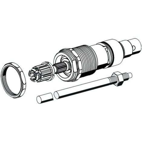 Cabezal completo y husillo 488 mm, con ayuda de corte SCHELL