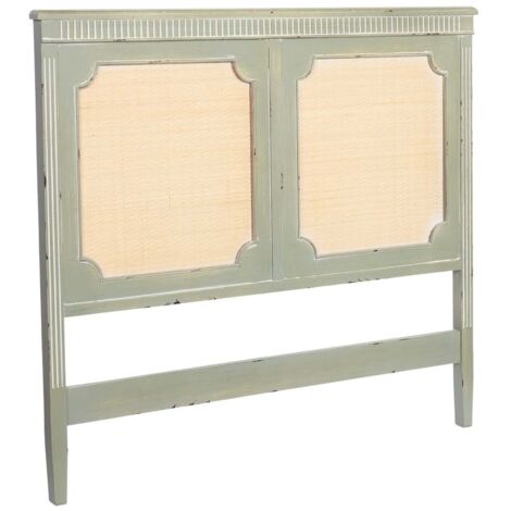 Cabezal de cama de Madera con rejilla 150x5x130h cm