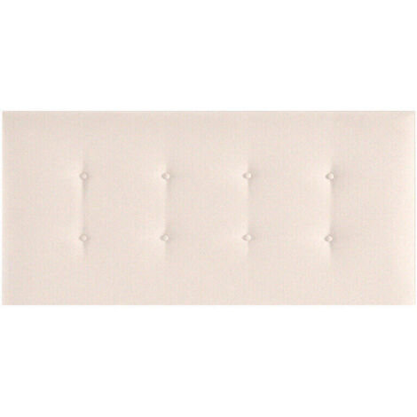 Cabezal de cama Etna tapizado en tela  Cama de 105 - Crudo-Etna-(21)
