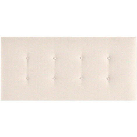 Cabezal de cama Etna tapizado en tela  Cama de 135 - Crudo-Etna-(21)