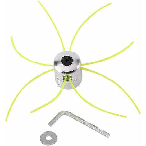 Cabezal de corte de aluminio Universal, cabezal de corte con juego de hilo de corte, accesorios para cortador de césped
