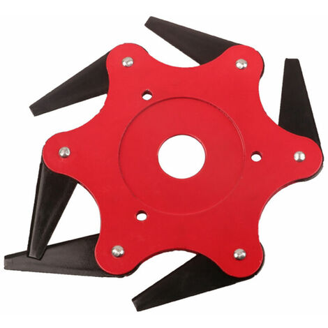 Cabezal de corte de cortadora de cesped, jardin 6 cuchillas Navajas Trimmer Reemplazo
