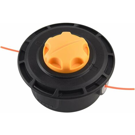 Cabezal de corte de línea izquierda M10x1.25 para desbrozadora de gasolina, cortadora de césped, líneas de carga rápida y fácilmente