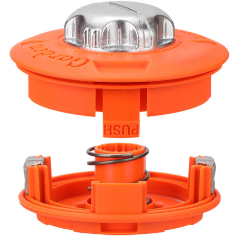 Cabezal de desbrozadora universal de impacto, repuestos de aleación de aluminio para desbrozadora de césped.