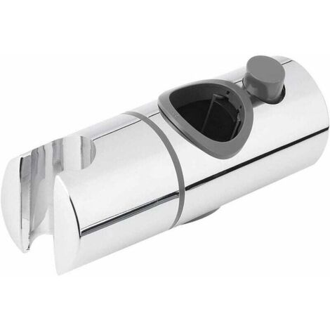 Cabezal de ducha ajustable de 23 mm, soporte para barra deslizante, abrazadera de repuesto para baño, soporte de rociador giratorio de 360 grados, toma de asiento