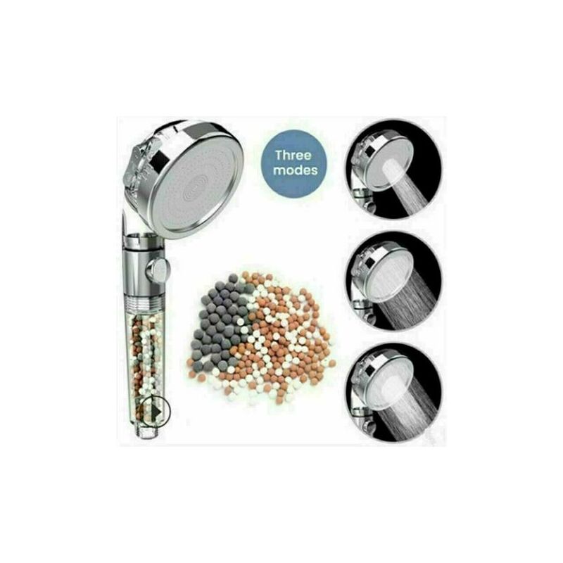 

Cabezal de ducha con filtración Ducha de mano de alta presión que ahorra agua 3 modos, indispensable para el hogar, ducha que ahorra agua