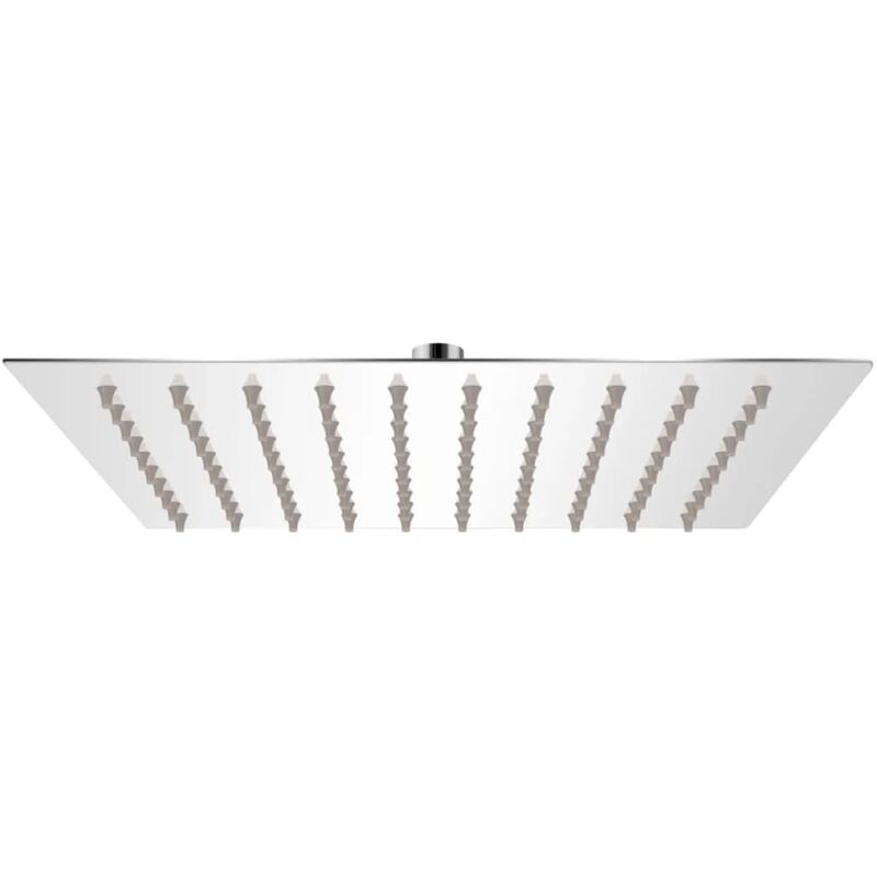 

Cabezal de ducha cuadrado efecto lluvia acero inoxidable 20x20 - Plateado