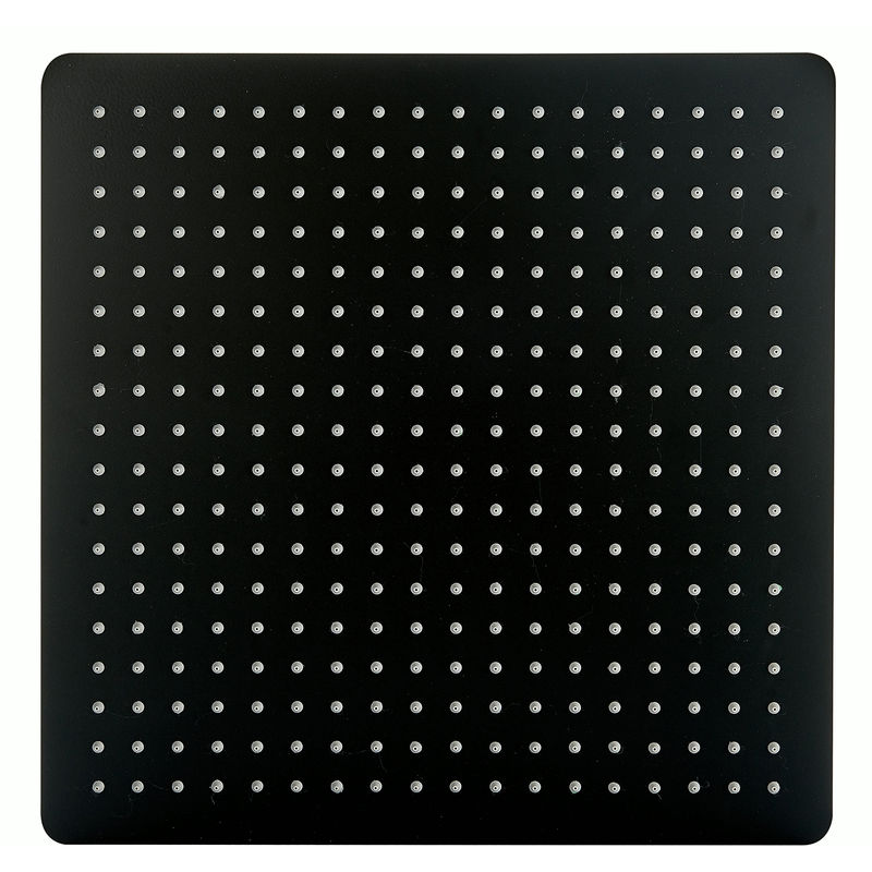 

Bernstein - Cabezal de ducha cuadrado, extra-plano de acero inoxidable DPG2001 - 40 x 40 cm - negro mate