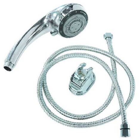 Cabezal de ducha curvo con 5 funciones Kit Aglaia 01273