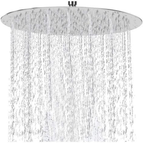 Cabezal de ducha de alta presión (20 cm de diámetro) - Ahorro de agua, acero inoxidable 304