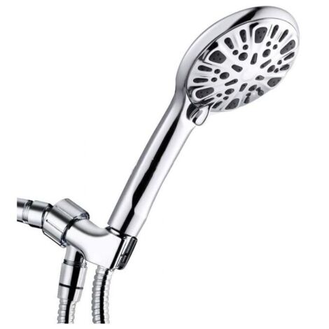 Cabezal de ducha de baño con 9 modos, alta presión y ahorro de agua (ducha de un solo plato)