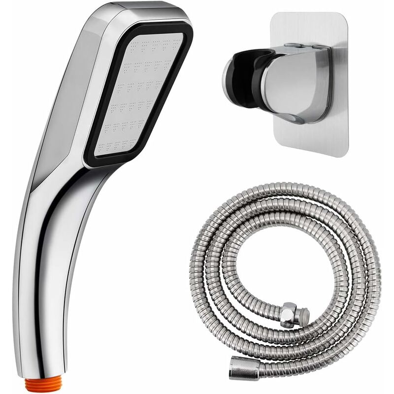 

Cabezal de ducha de pintura, ducha de mano, ducha de mano con ahorro de agua de alta presión, manguera de ducha de 1,5 my soporte de ducha, fácil