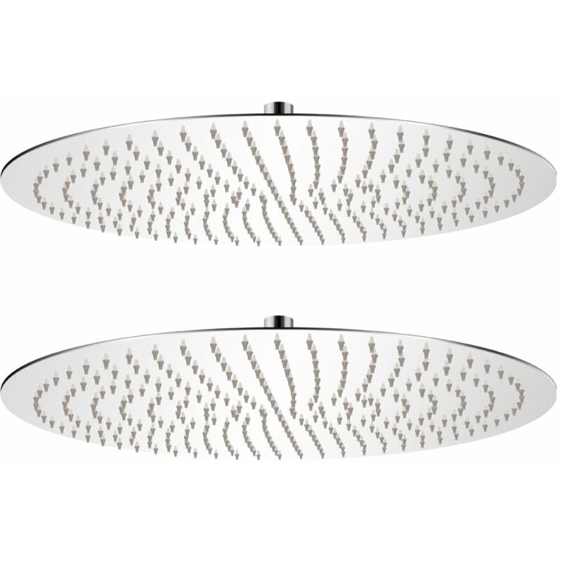 

Cabezal de ducha efecto lluvia 2 pzs acero inoxidable Ø 50 cm