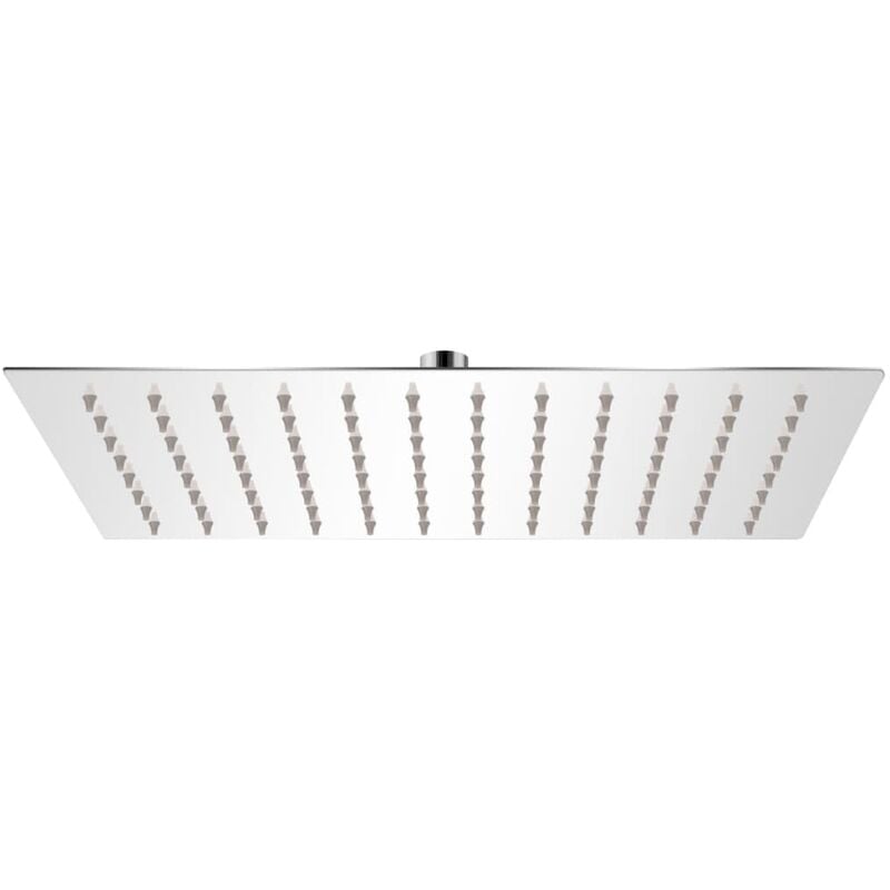 

Cabezal de ducha efecto lluvia acero inoxidable 20x30 cm - Plateado