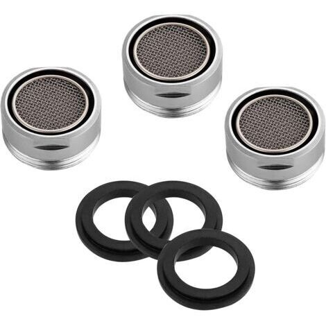 Cabezal de ducha para ahorro de agua para grifo M24, 3 piezas de aerador para ahorro de agua para grifo con filtro, filtro para grifo para ahorro de agua, cabezal de ducha para ahorro de agua para gri