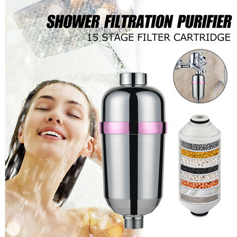 Cabezal de ducha, purificador de filtración, filtro de agua, suavizante de cloro, accesorios de baño