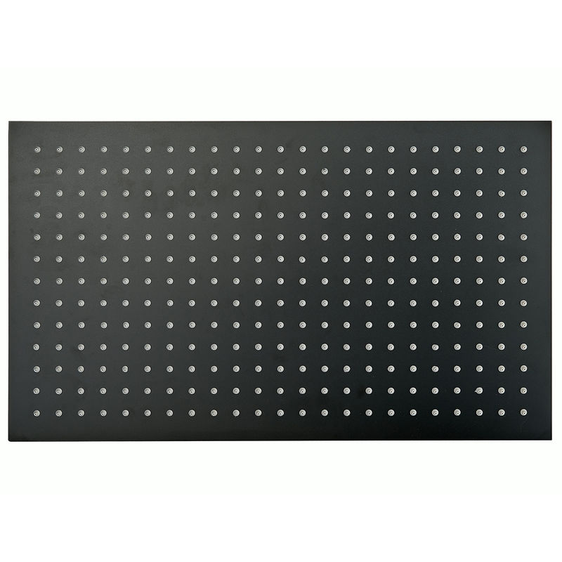 

Bernstein - Cabezal de ducha rectangular, extra-plano de acero inoxidable DPG2051 - 50 x 30 cm - negro