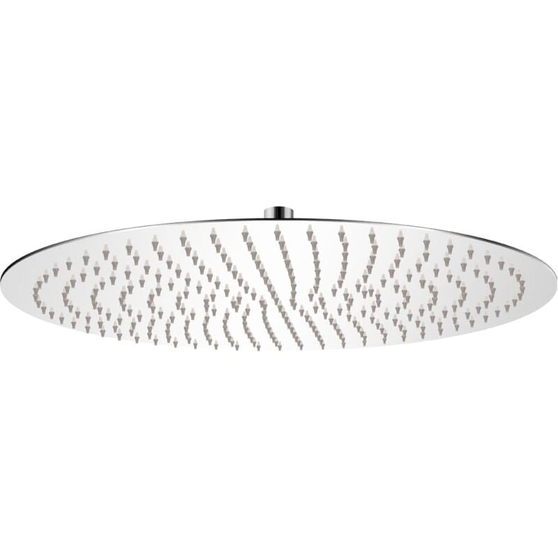 

Cabezal de ducha redondo efecto lluvia acero inoxidable 20 cm - Plateado