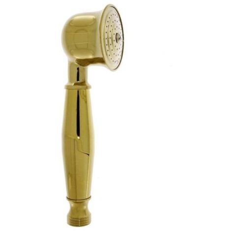 Cabezal de ducha vintage nostálgico - Latón chapado en oro