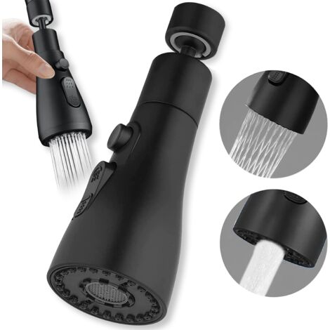 Cabezal de grifo Heckermann SP01 negro