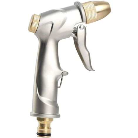 Cabezal de pistola pulverizadora de cobre de alta presión para riego de coches, flores y lavado de coches. Adecuado para jardines y horticultura.
