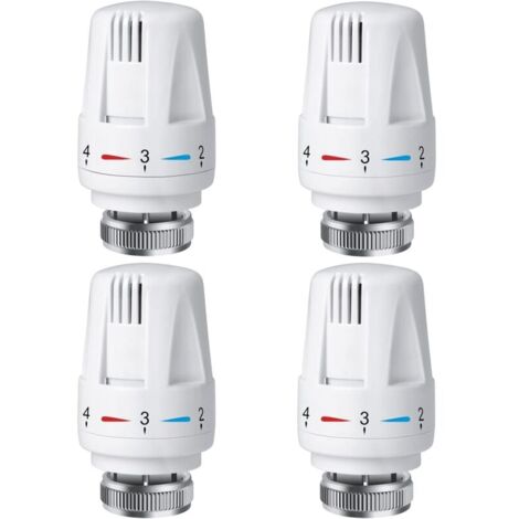 Cabezal de radiador termostático YMYNY PCS, cabezal de termostato de radiador TRV M30 x 1,5, válvula de radiador termostática, válvulas de radiador para sistema de calefacción de hogar y oficina