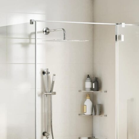 Cabezal ducha efecto lluvia acero inox 304 rectangular 40x30 cm vidaXL