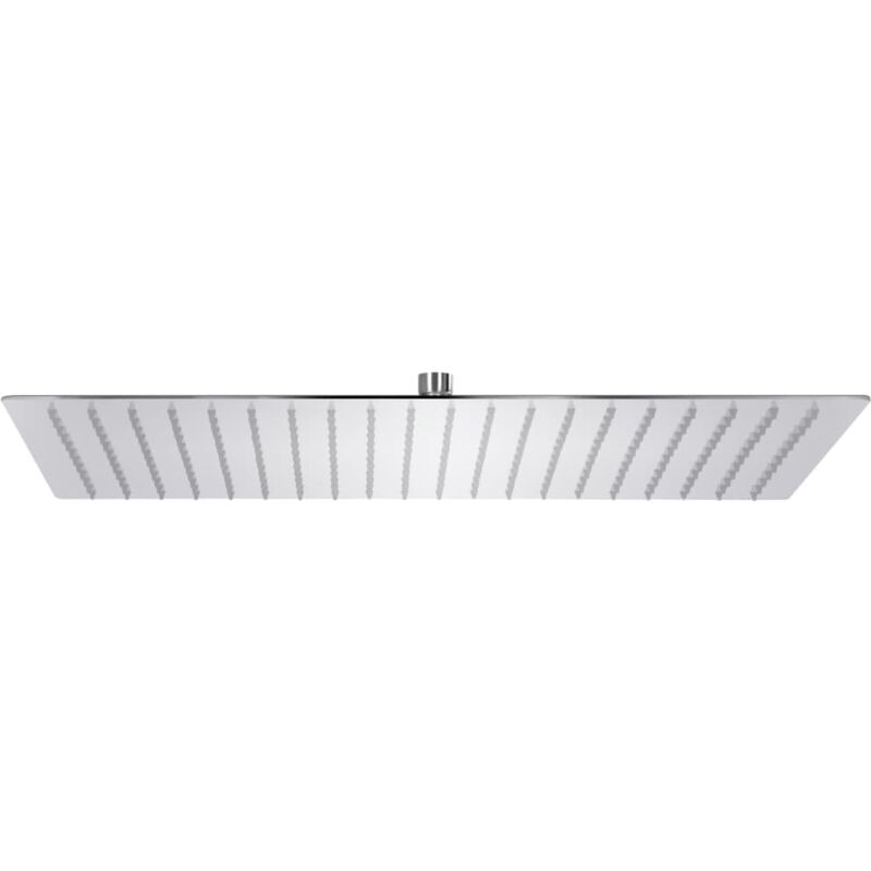 

vidaXL Cabezal ducha efecto lluvia acero inox 304 rectangular 50x30 cm - Plateado