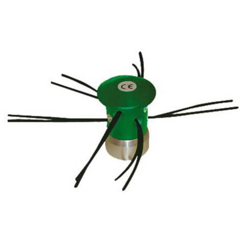 Cabezal Greencat Pulpo Alu Black 12 hilos – Ø81 mm de aluminio para corte intensivo