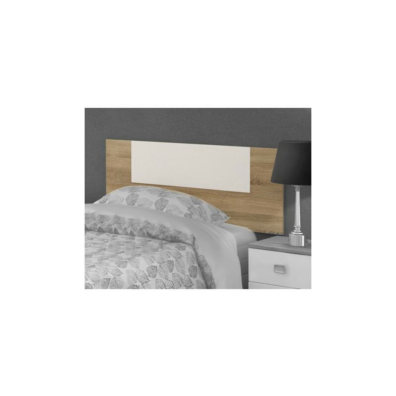 

Cabezal Juvenil color Blanco y Cambrian, Cabecero Cama 110 cms ref-02a