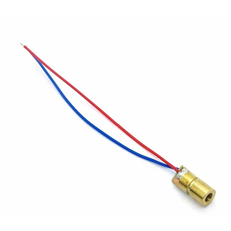 

Cabezal láser rojo 5mW a 5v sin lente ni carcasa