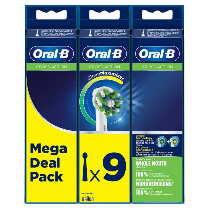 

Cabezal ORAL-B EB50RB-9 Cross action pack 9uds